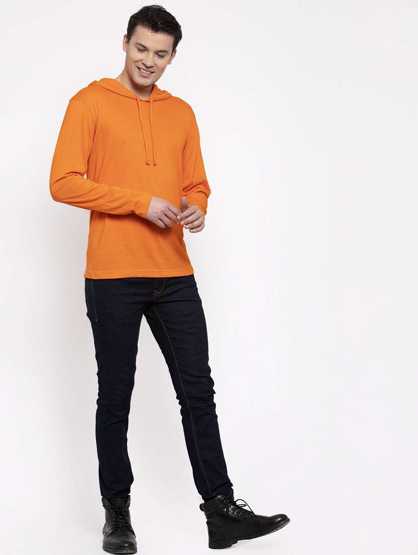 solid hooded t-shirt - 18618149 - Standard Image - 4