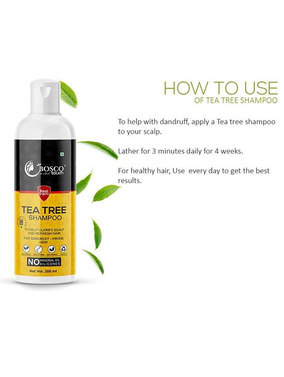 tea tree hair shampoo - 18623381 -  Standard Image - 1