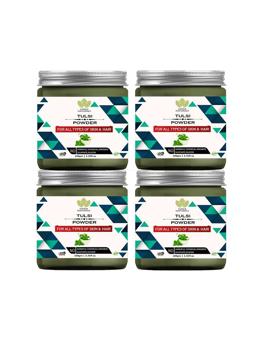 100% pure  and naturals tulsi powder 400 gms (pack of 4)