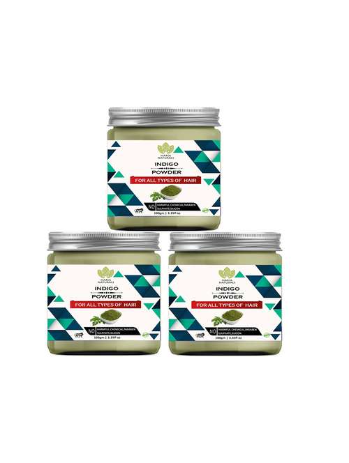 naturals indigo powder 300 grm (pack of 3)