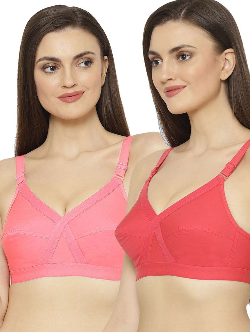 pack of 2 non padded regular bra