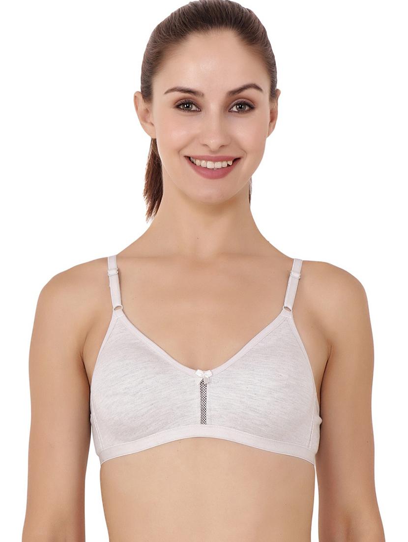 pack of 2 non padded regular bra  - 18623678 -  Standard Image - 1