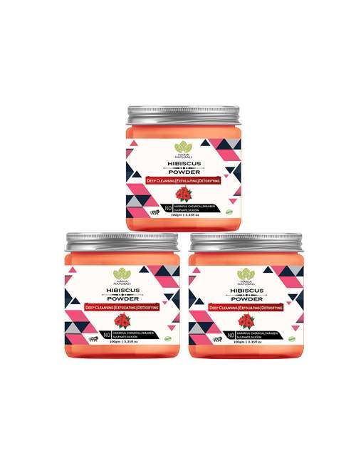 organic hibiscus powder for hair care - 18623877 -  Standard Image - 0