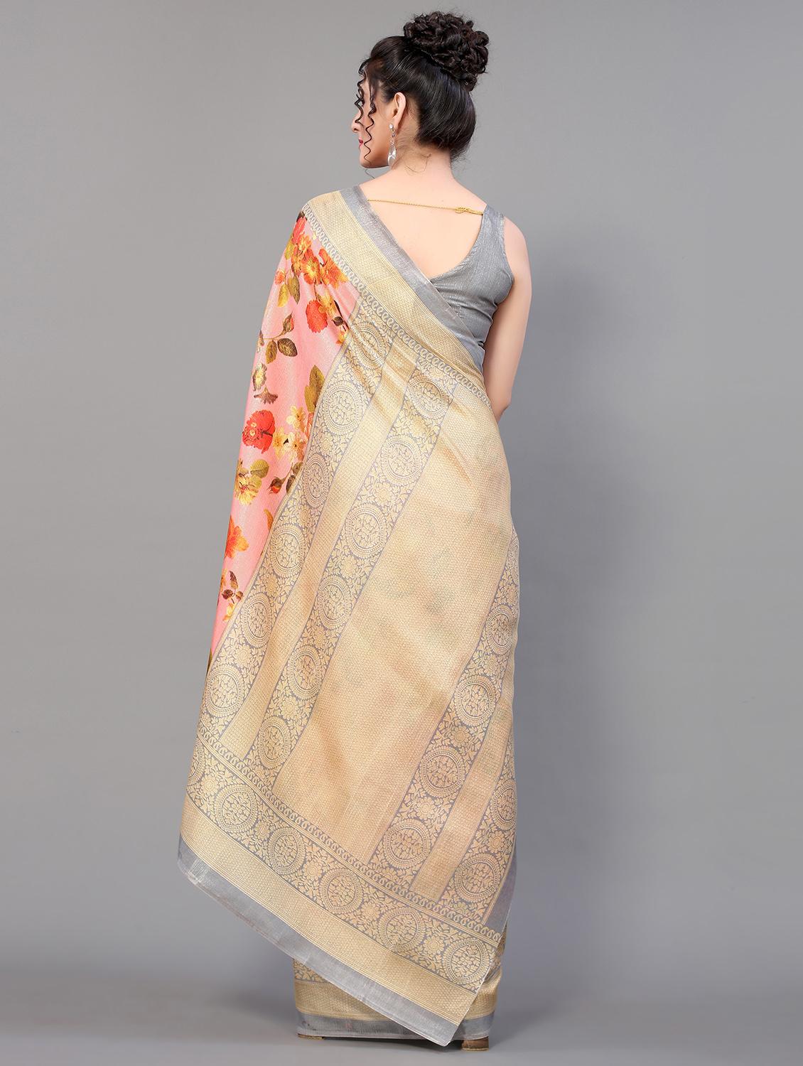 floral mysore silk saree - 18627157 - Standard Image - 1