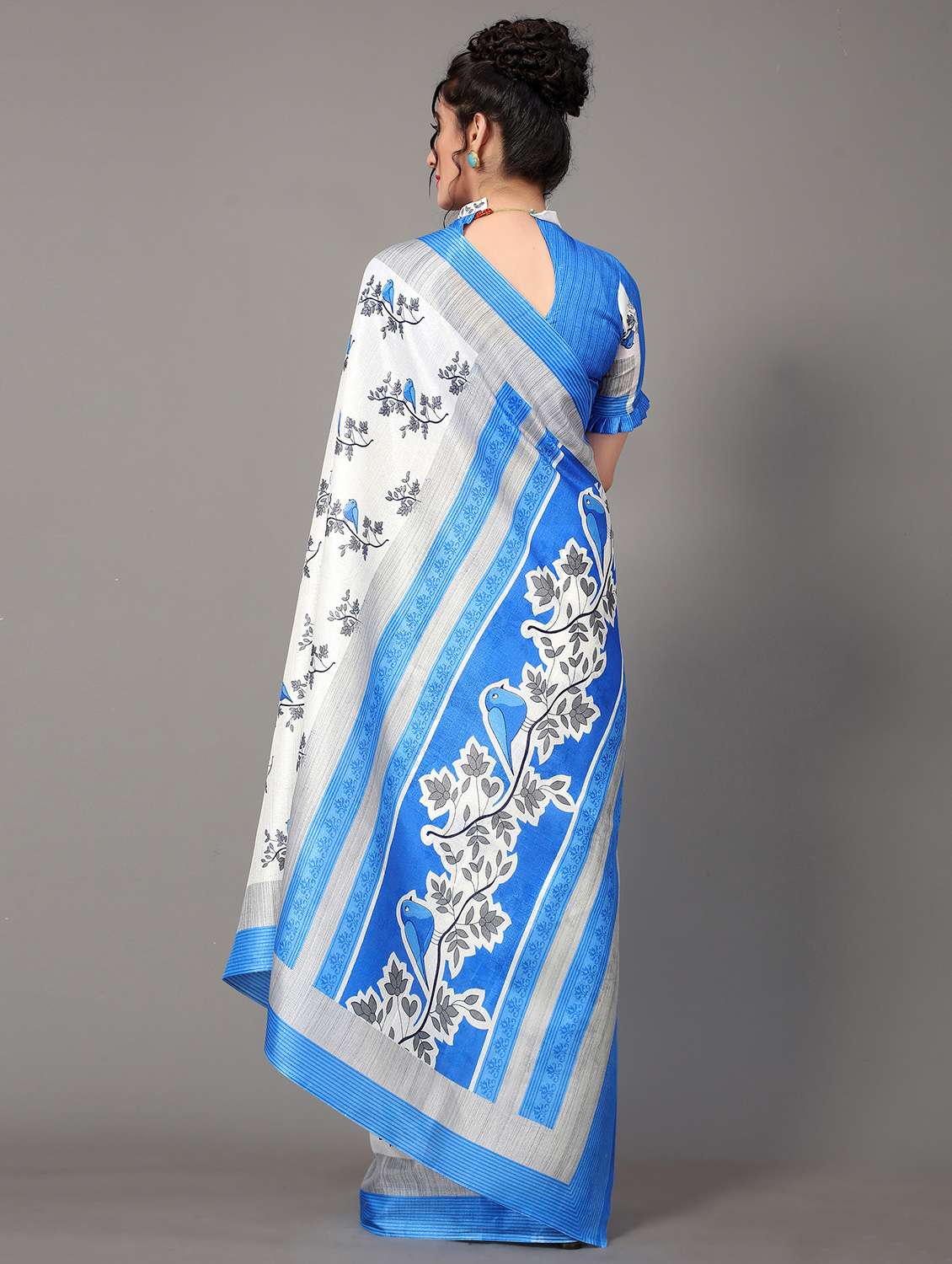 conversational print mysore silk saree with blouse - 18627212 -  Standard Image - 1