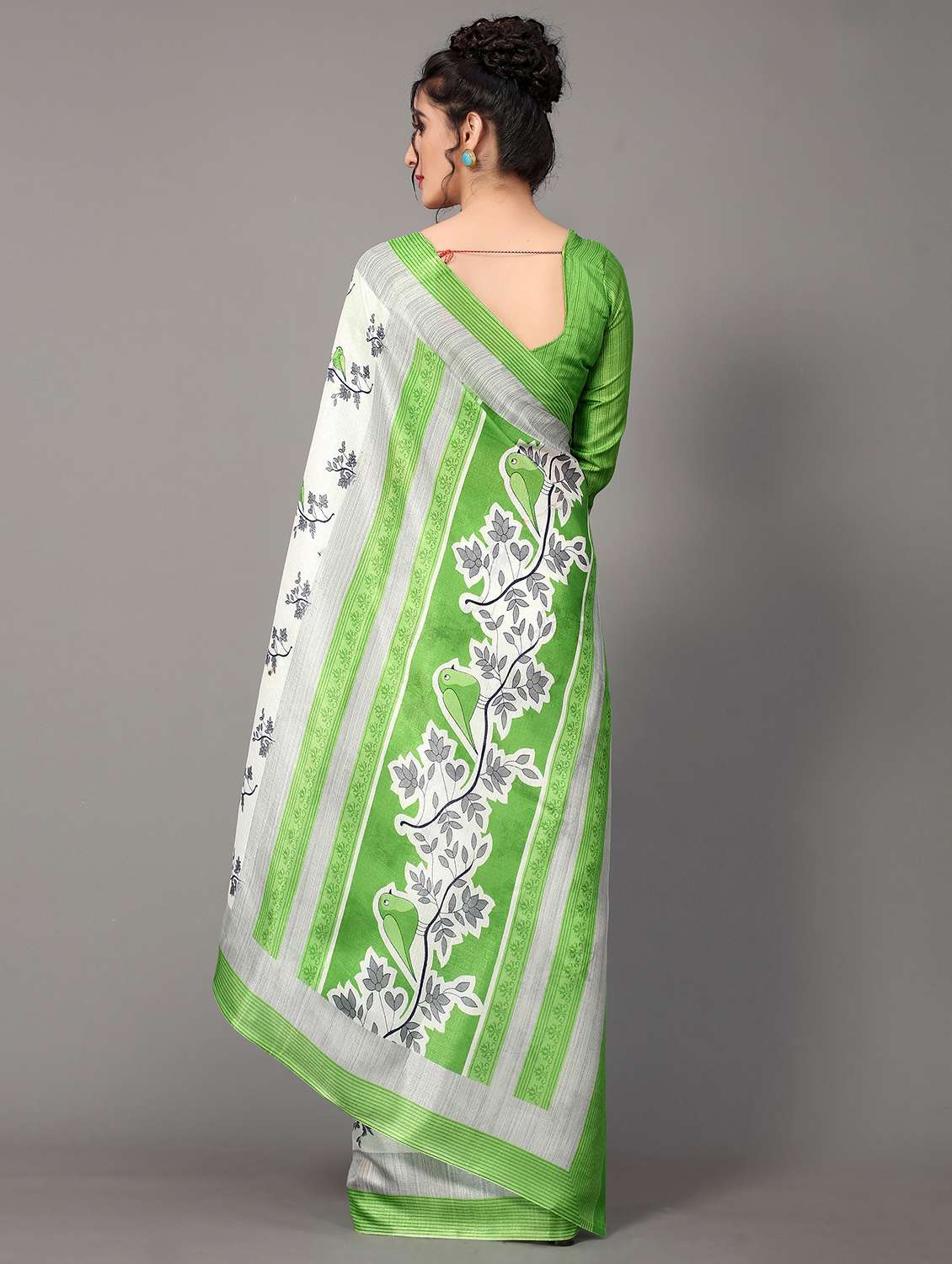 conversational print mysore silk saree with blouse - 18627214 -  Standard Image - 1