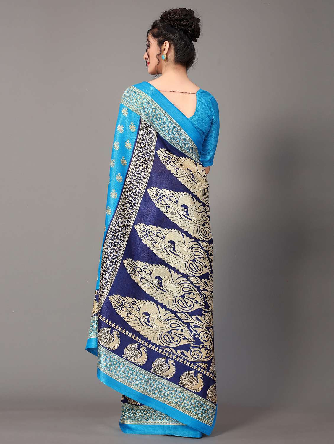 self design mysore silk saree with blouse - 18627226 -  Standard Image - 1