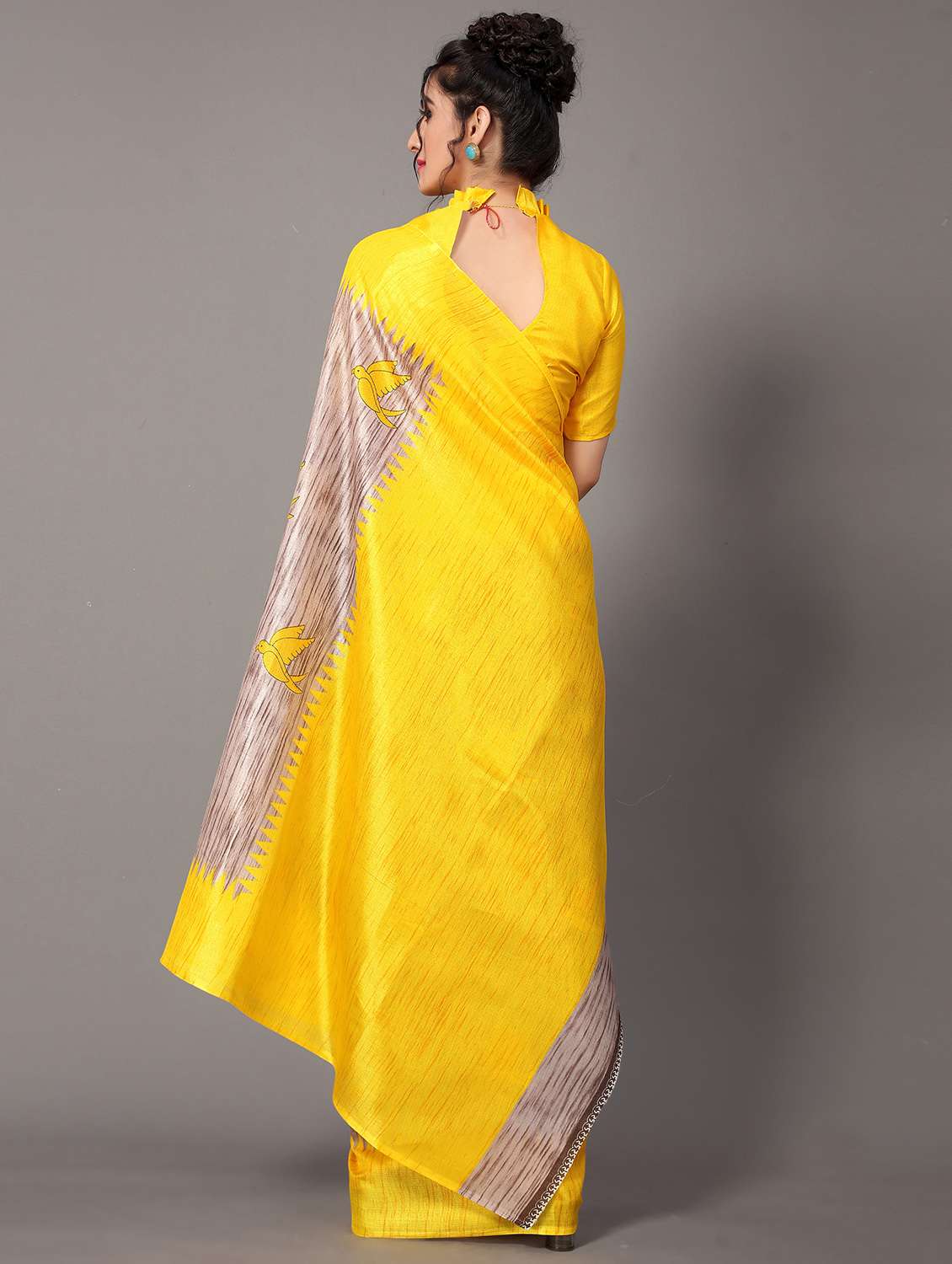 conversational print mysore silk saree - 18627240 -  Standard Image - 1