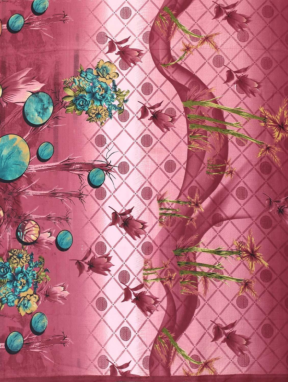 floral printed saree with blouse - 18627281 - Standard Image - 4