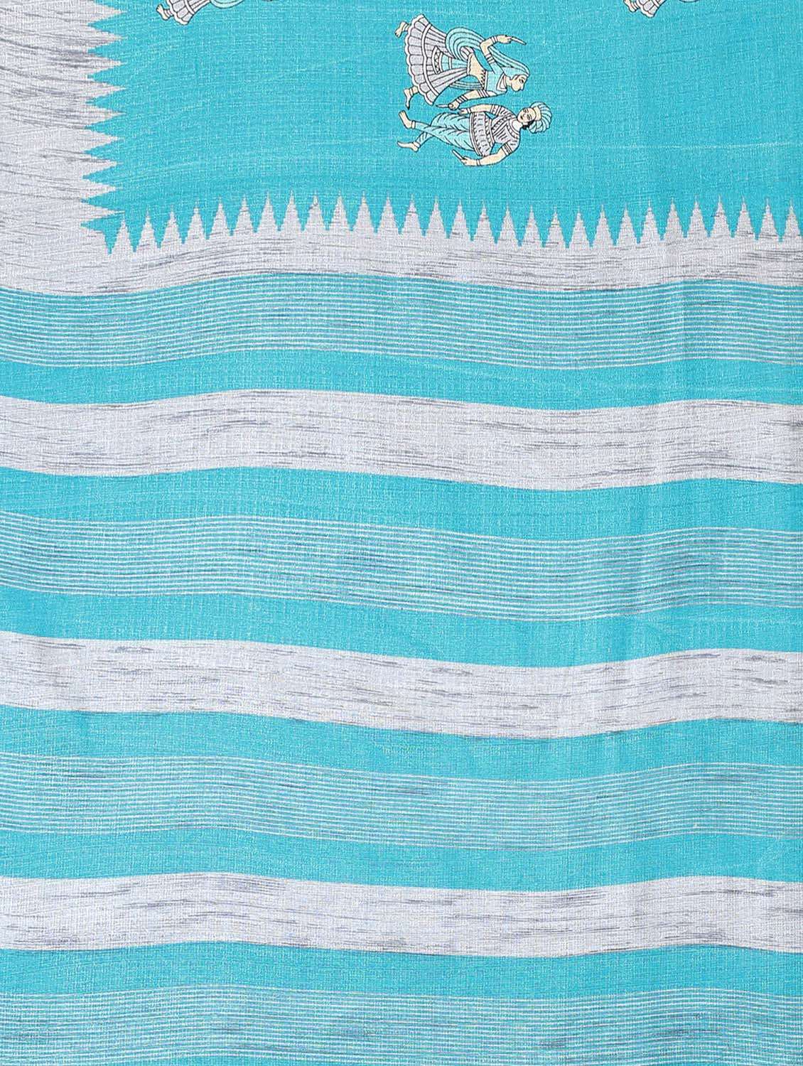 conversational print mysore silk saree with blouse - 18627308 - Standard Image - 4