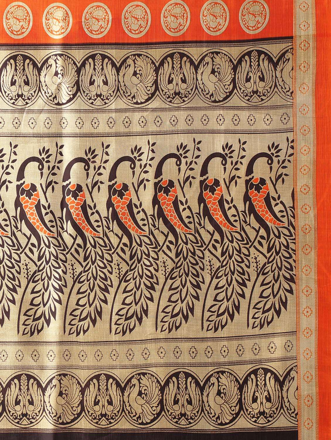 conversational print mysore silk saree with blouse - 18627362 -  Standard Image - 4