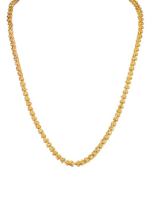 gold plated chain necklace - 18629075 - Standard Image - 0