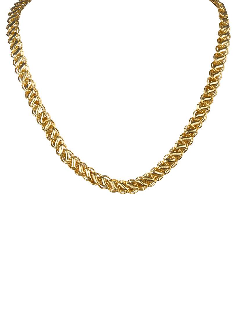gold plated chain necklace