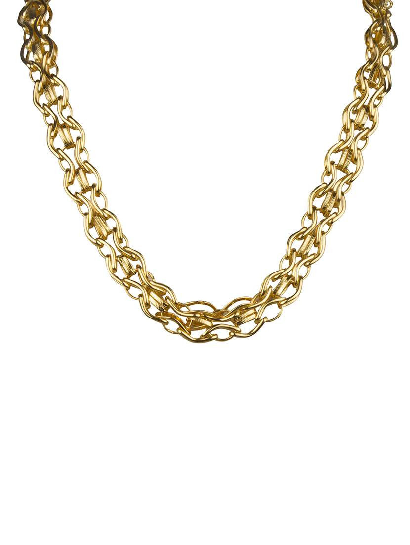 gold plated chain necklace