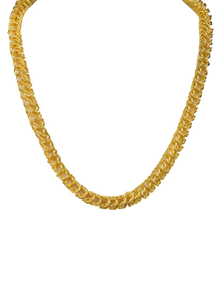 gold plated chain necklace