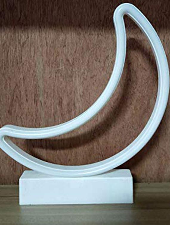 moon neon light decorative led neon sign night light art wall - 18629170 -  Standard Image - 1