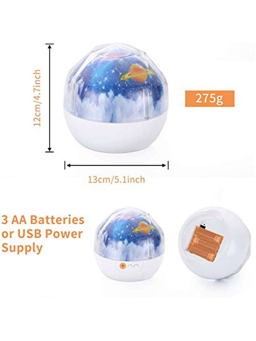 star night light for kids, universe night light projection lamp - 18629180 - Standard Image - 1