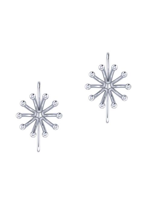 silver plated stud earring - 18632924 -  Standard Image - 0