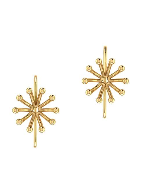 gold silver plated earring - 18632925 - Standard Image - 0