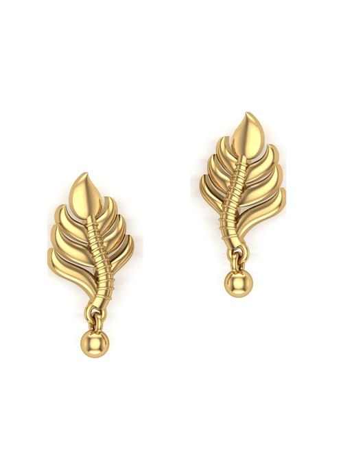 gold plated stud earring - 18632935 - Standard Image - 0