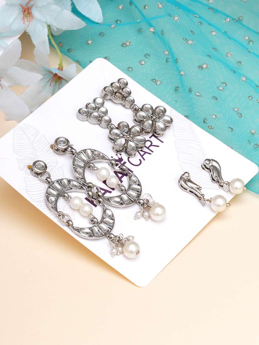 set of 3 handcrafted earrings  - 18633023 -  Standard Image - 1