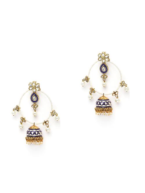 purple metal earring - 18633138 - Standard Image - 0
