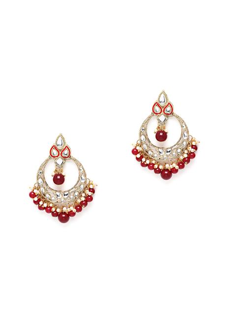 gold plated chandbali earring - 18633140 -  Standard Image - 0