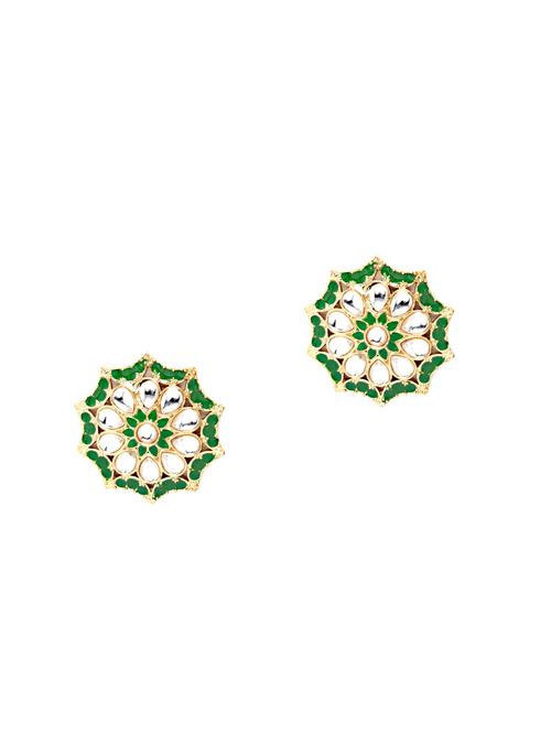 gold plated stud earring - 18633149 -  Standard Image - 0
