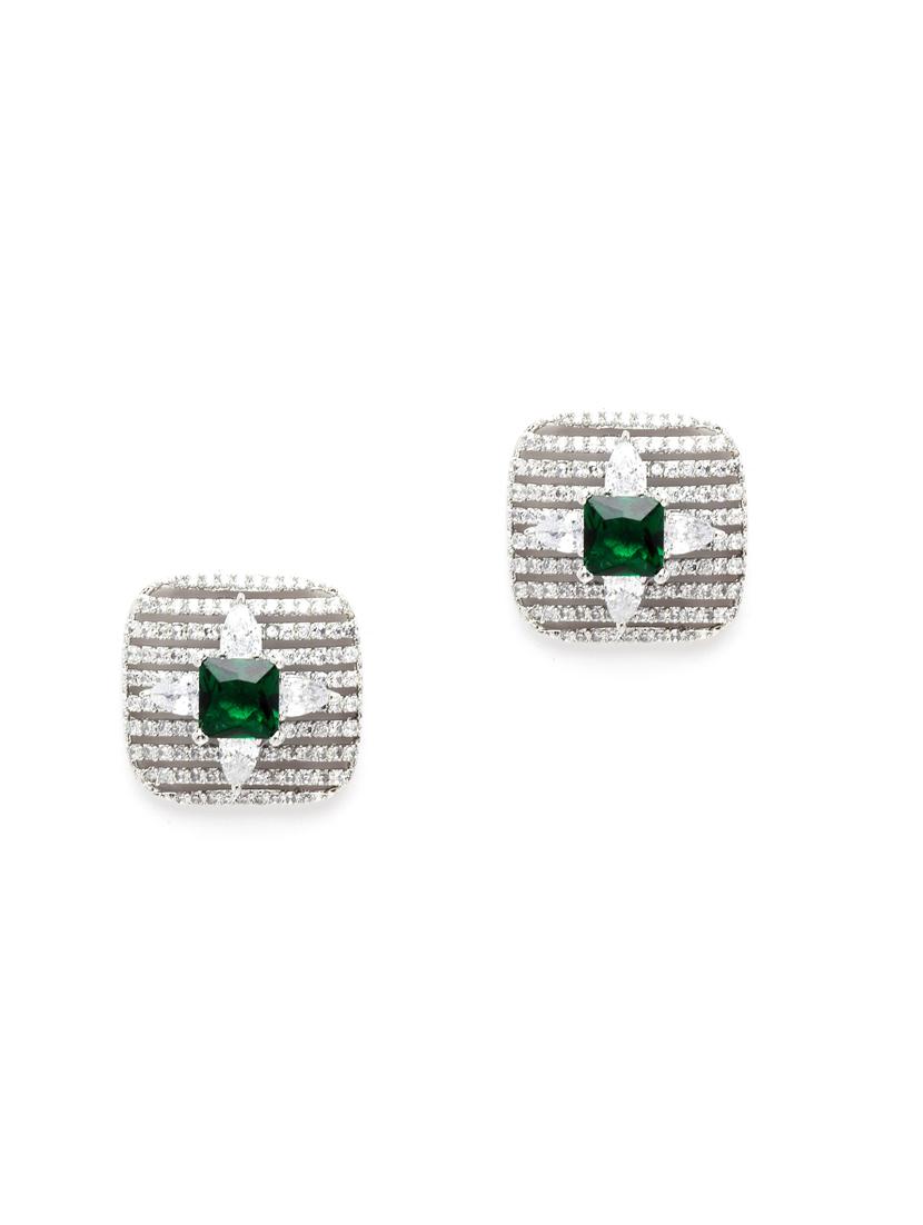 silver plated stud earring - 18633169 - Zoom Image - 0