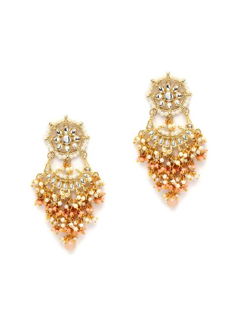 pink metal earring - 18633181 -  Standard Image - 0