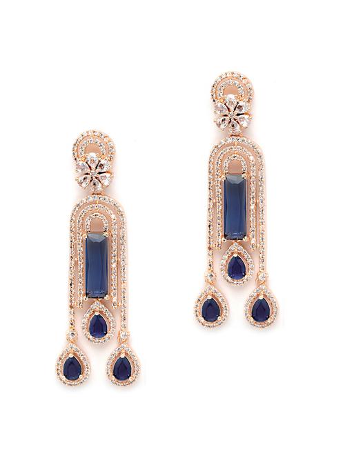 blue metal earring - 18633198 - Standard Image - 0