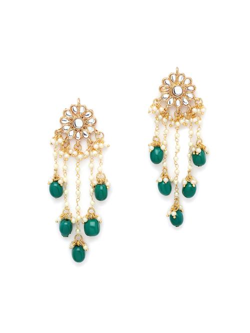 green metal earring - 18633224 -  Standard Image - 0