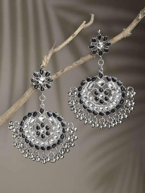 black metal earring - 18633272 -  Standard Image - 0