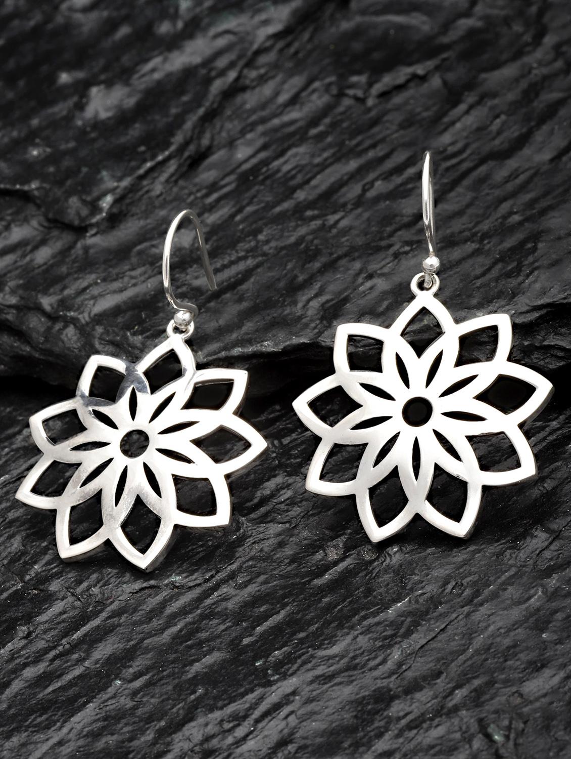 silver silver plated earring - 18633448 - Zoom Image - 0