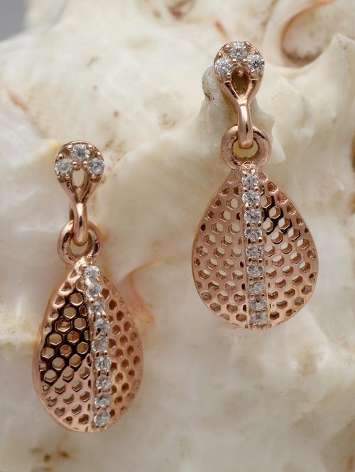 gold silver plated earring - 18633450 -  Standard Image - 0