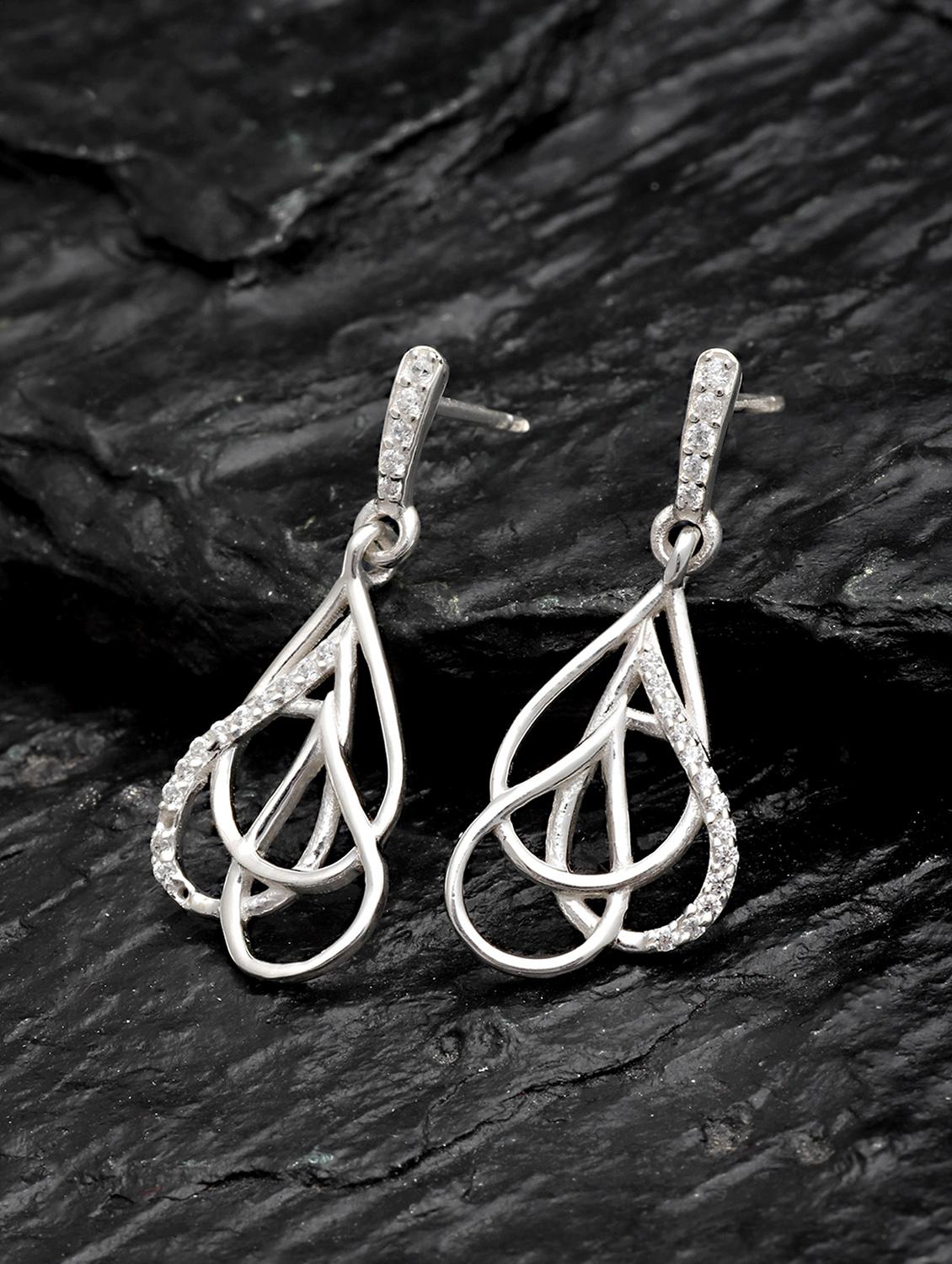 silver plated earring - 18633453 - Zoom Image - 0