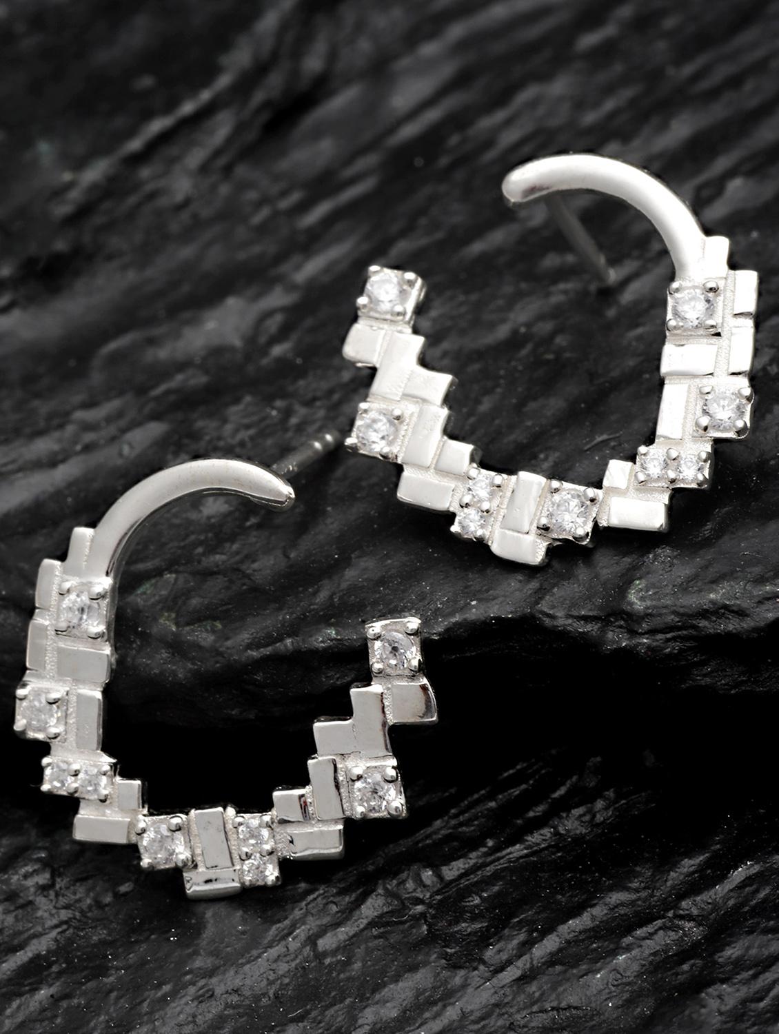 silver plated earring - 18633455 -  Zoom Image - 0