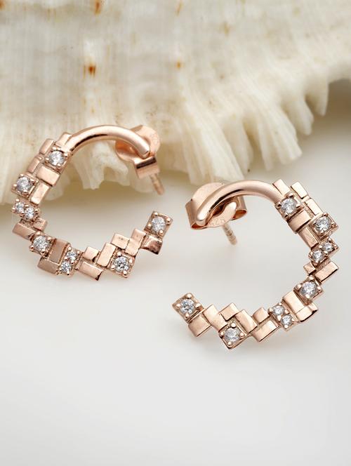 gold plated earring - 18633456 -  Standard Image - 0