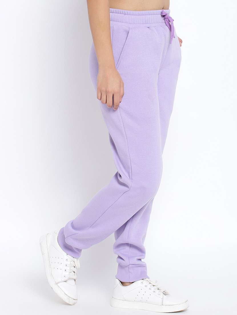 girls mid rise printed track pant - 18633568 -  Standard Image - 1