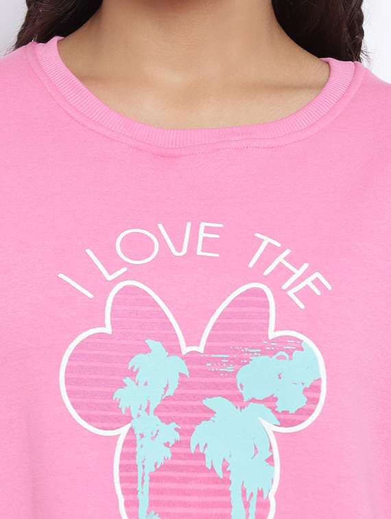 girls round neck printed sweatshirt - 18633595 -  Standard Image - 4