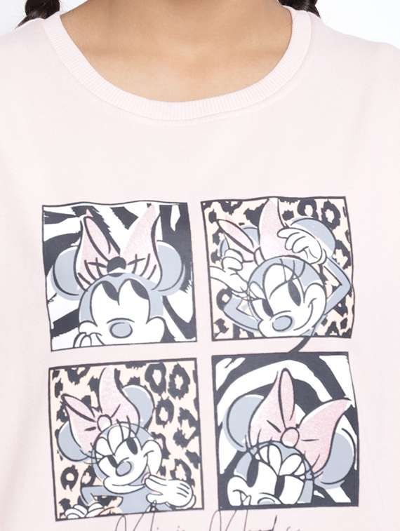 front print round neck sweatshirt - 18633599 -  Standard Image - 4