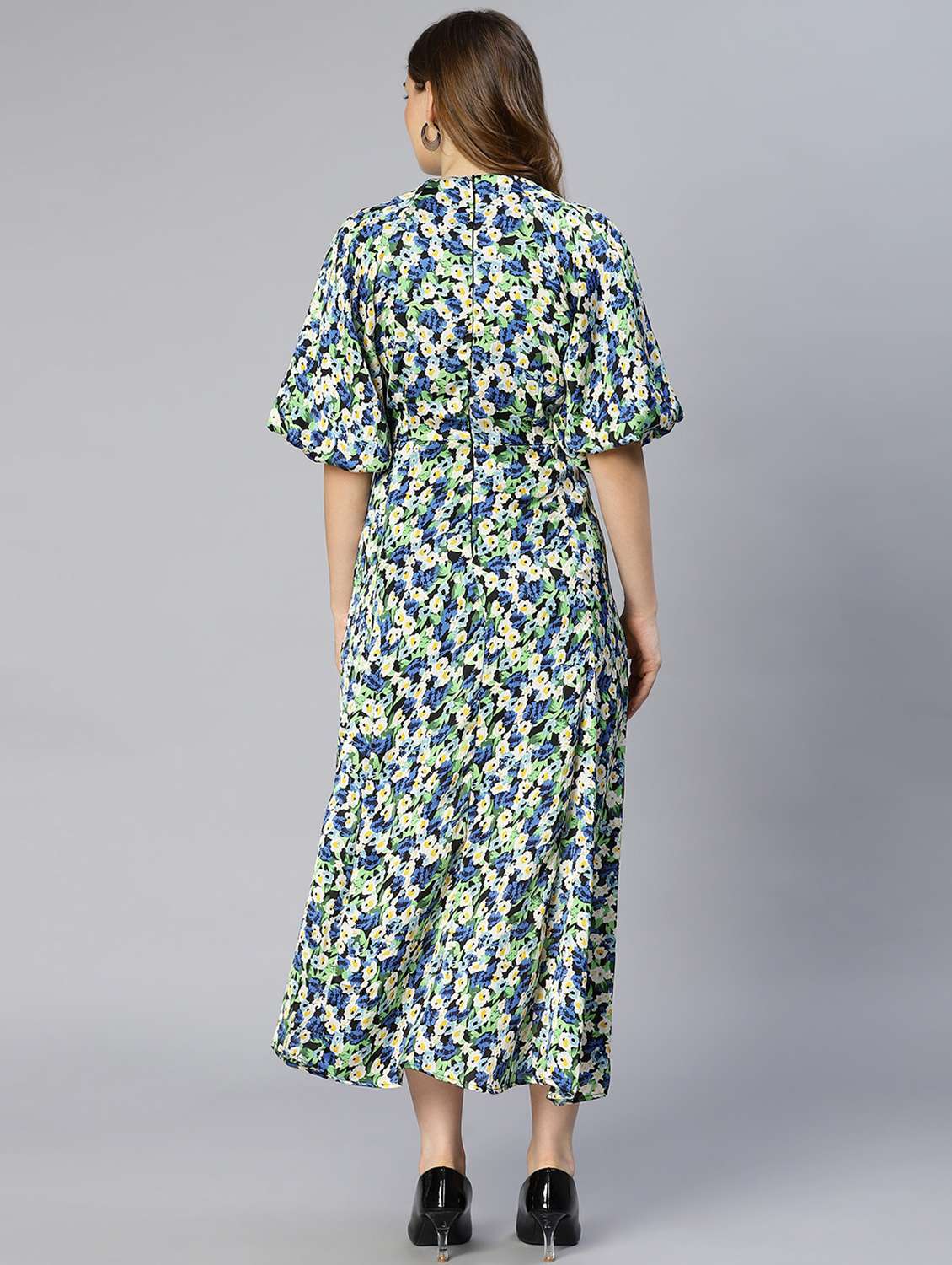 women's fit & flare floral dress - 18633963 -  Standard Image - 4