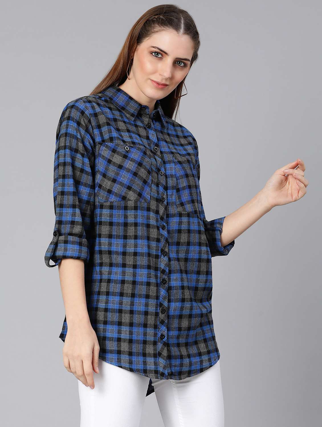 checkered regular shirt - 18634654 -  Standard Image - 1