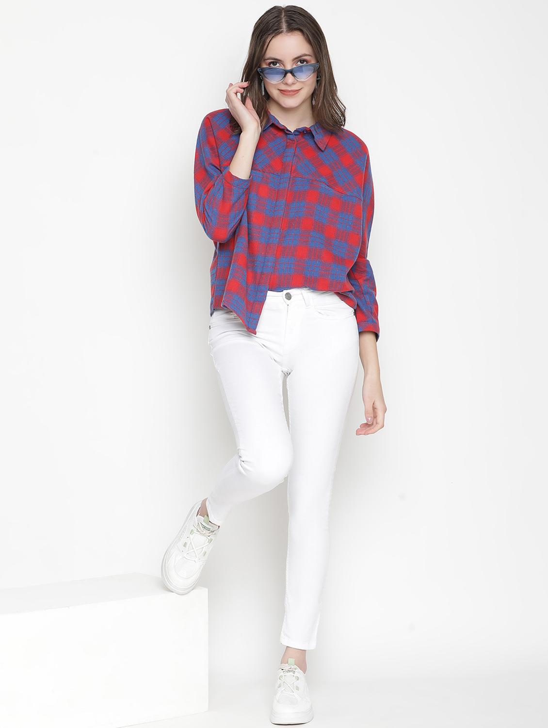 checkered regular shirt - 18634655 - Standard Image - 4