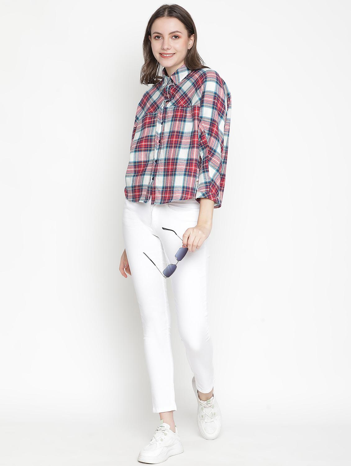checkered regular shirt - 18634656 - Standard Image - 4