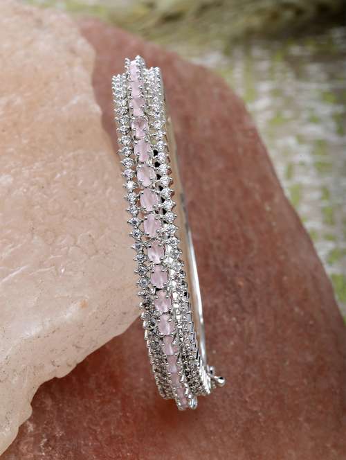 pink metal bangle - 18635692 - Standard Image - 0