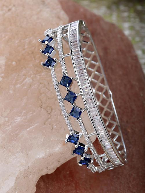 blue metal bangle - 18635694 - Standard Image - 0