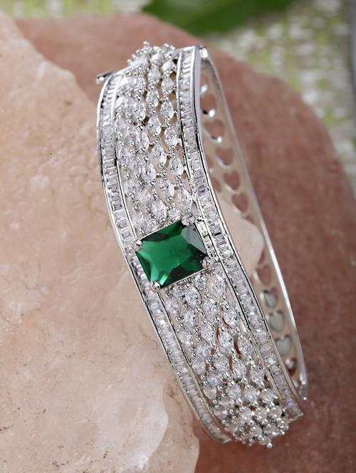 green metal bangle - 18635696 - Standard Image - 0