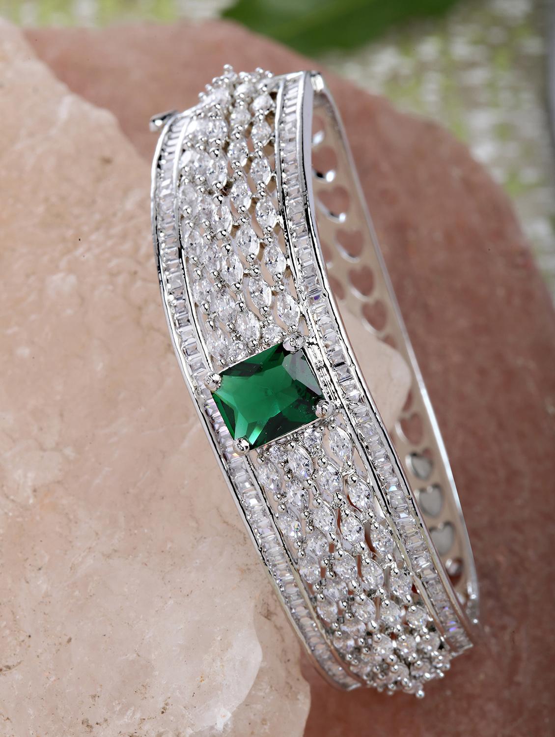 green metal bangle - 18635696 - Zoom Image - 0