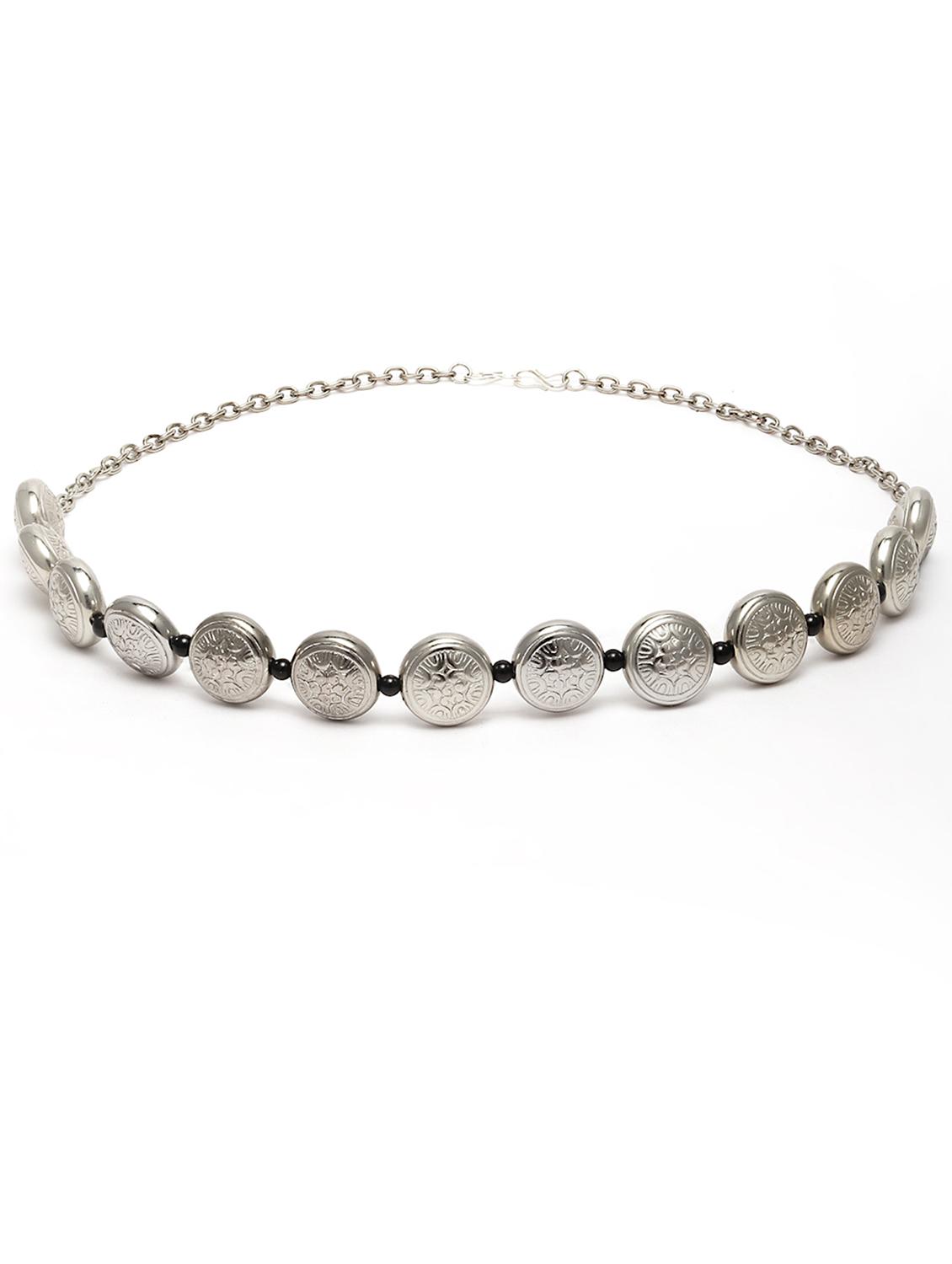 oxidised silver plated maatha patti - 18635746 - Standard Image - 1